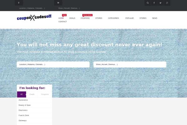 couponcodesoff.com site used Couponxl1