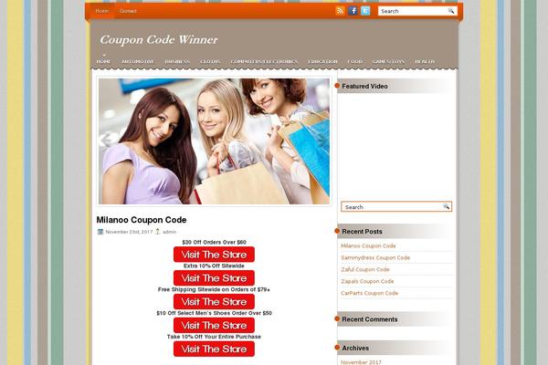 couponcodewinner.com site used Aurelios