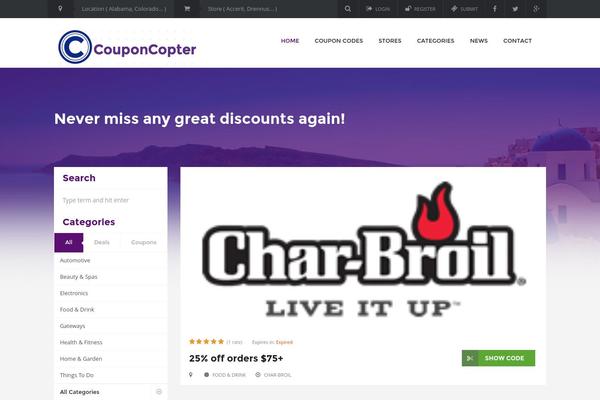 couponcopter.com site used Deals