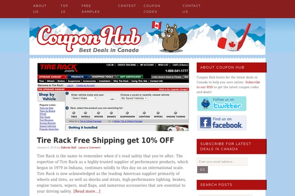couponhub.ca site used Coupon