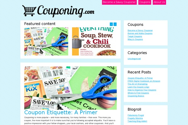 couponing.com site used Clean_blog