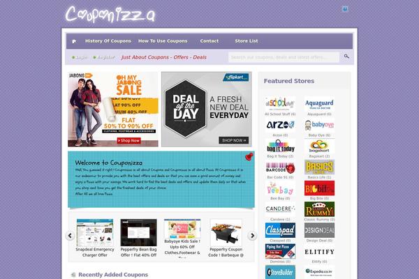 Couponpress theme site design template sample