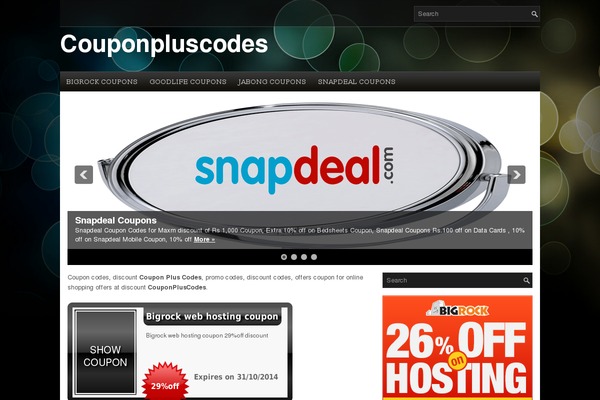 couponpluscodes.com site used Startbusiness
