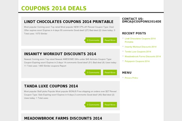 coupons2014deals.com site used GreenChili