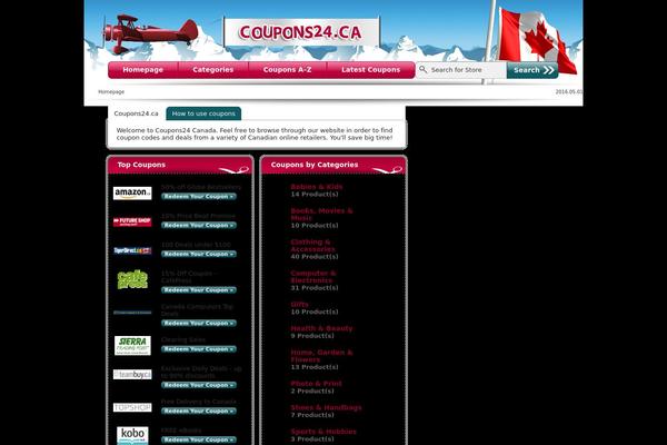 coupons24.ca site used Gutscheine24