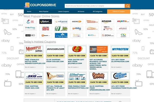 Couponpress theme site design template sample