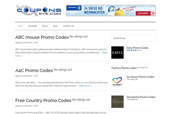 Site using Affiliate-coupons plugin