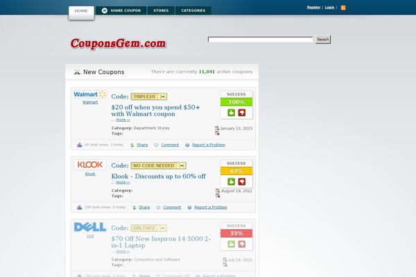 couponsgem.com site used Coupon-child