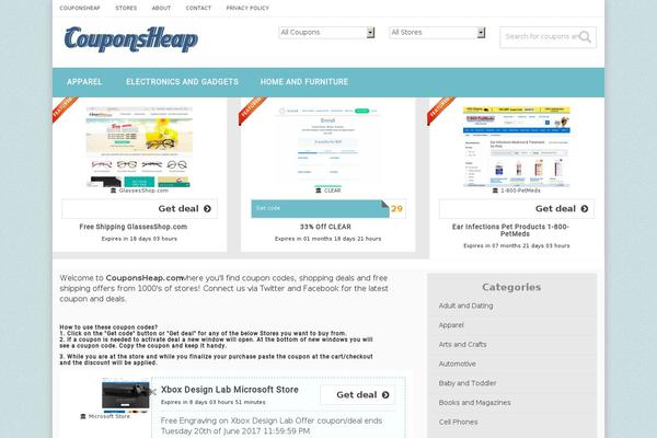 couponsheap.com site used Cp10