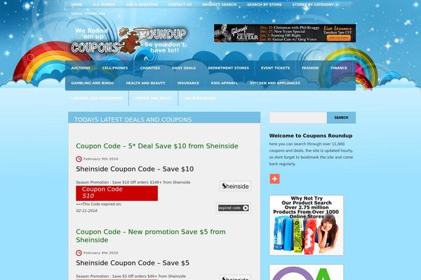 couponsroundup.com site used Sdcc