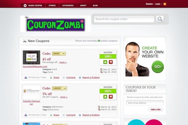 couponzombi.com site used Clipper