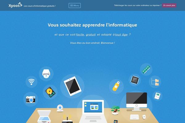 cours-informatique-gratuit.fr site used Xyoos