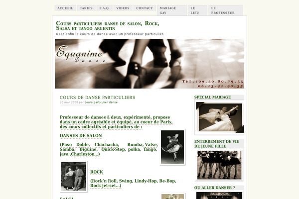 WordPress website example screenshot