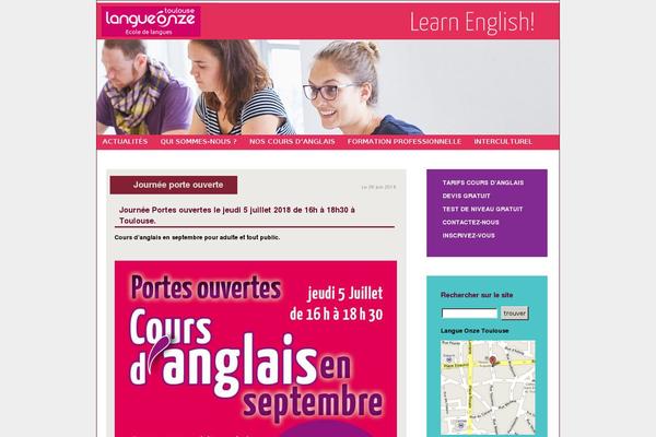 WordPress website example screenshot