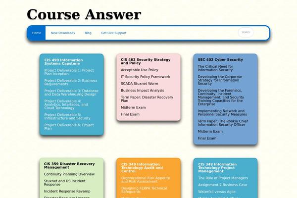 WordPress website example screenshot