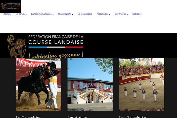 courselandaise.fr site used Zium