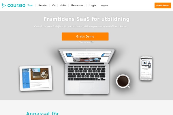 coursio.se site used Coursio