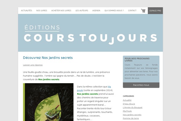 courstoujours-editions.com site used Ctj
