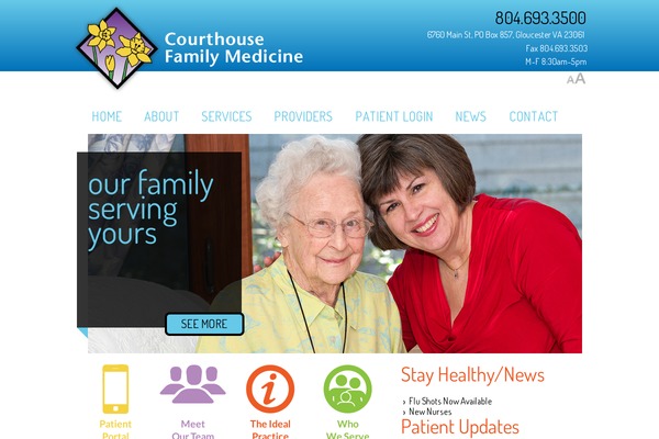 courthousefamilymedicine.com site used Courthouse