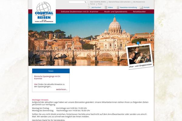courtial-reisen.de site used Courtial_redesign