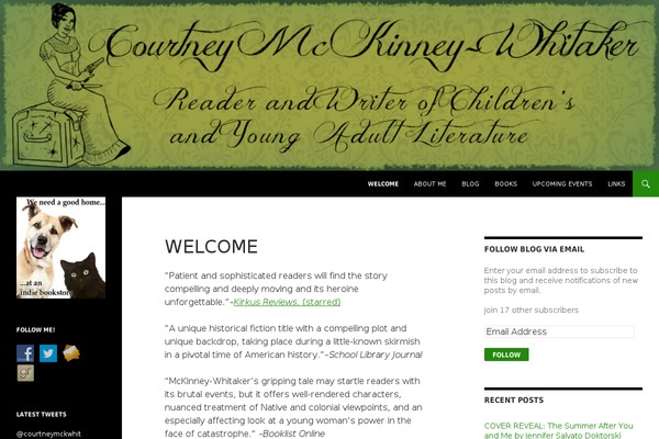 Twenty Fourteen theme site design template sample