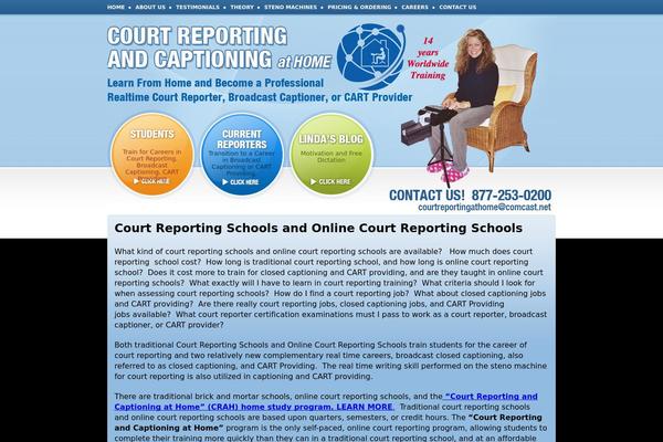 courtreportingschools.com site used Courtreportingathome