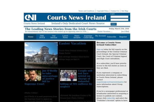 courtsnewsireland.ie site used Bulldog_v2