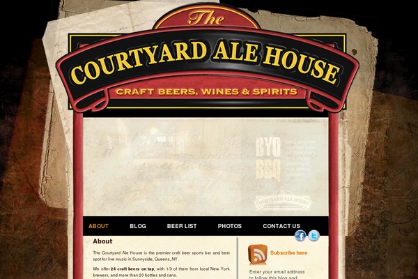 courtyardalehouse.com site used Courtyard