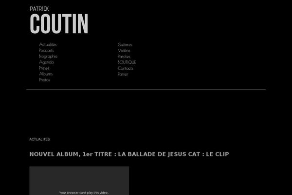 coutin.net site used Pcoutin