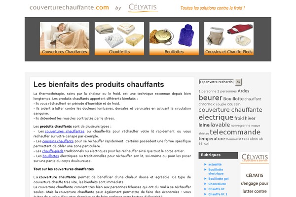 couverturechauffante.com site used Couverture-chauffante