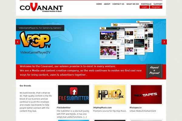 covanant.net site used Studeo