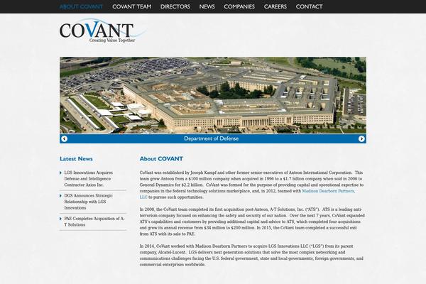 covant.com site used Examination