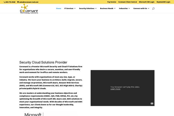 WordPress website example screenshot