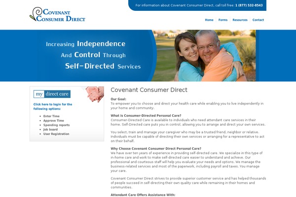 covenantconsumerdirect.com site used Consumerdirect