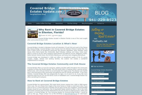 coveredbridgeestatesupdate.com site used Coveredbridgeestates