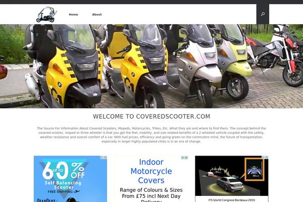 Vantage theme site design template sample