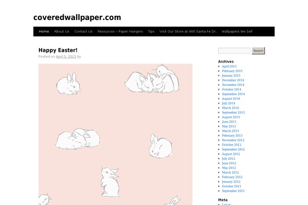 Twenty Ten theme site design template sample