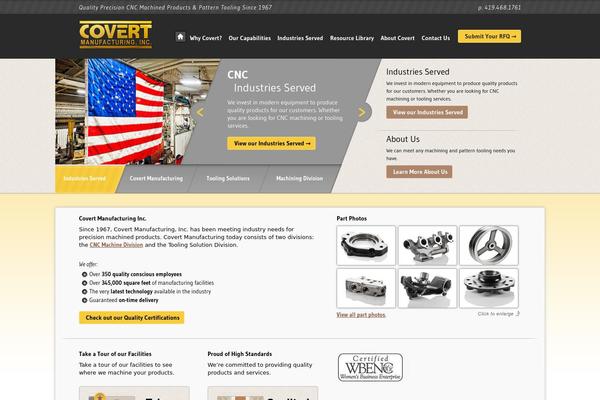 covertmfg.com site used Covert
