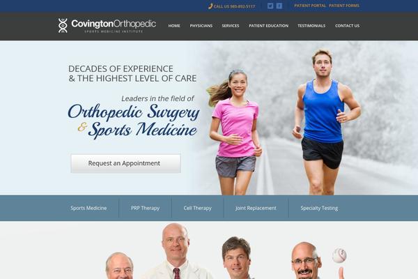 covingtonortho.com site used Covington