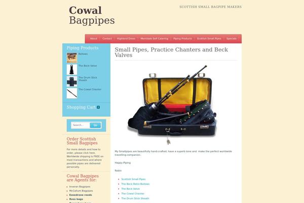 cowalbagpipes.com site used Crafty-cart1