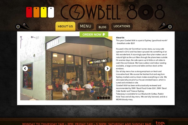 cowbell808.com.au site used Theme1520