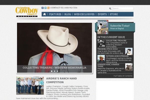 cowboycountrymagazine.com site used Cowboycountrymagazinenow