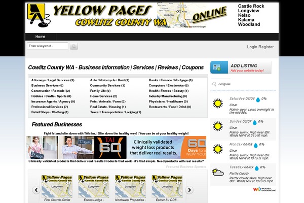 cowlitzwa.com site used Directorypress