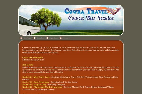 cowrabus.com.au site used Cowra