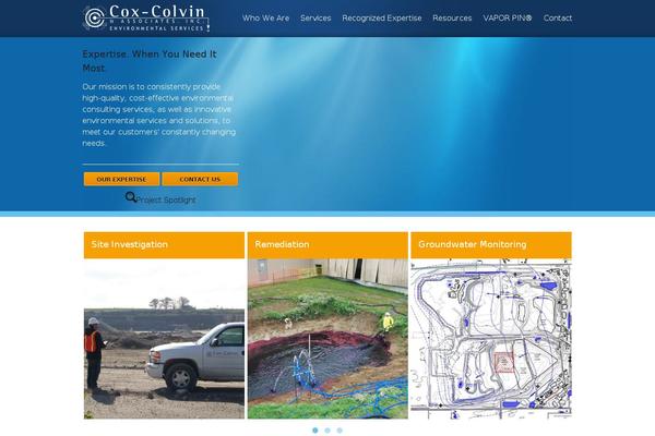 coxcolvin.com site used Coxcolvin