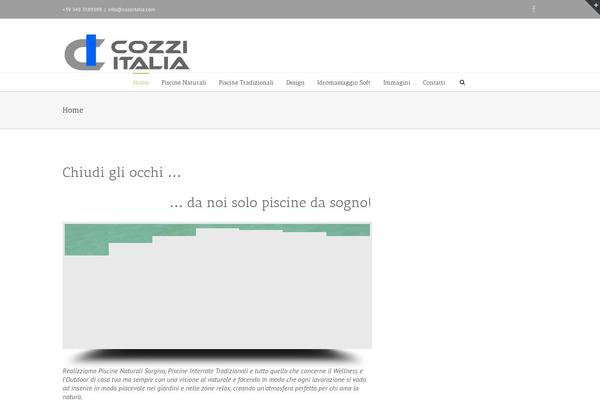 cozziitalia.com site used Avada