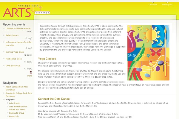 University-child theme site design template sample