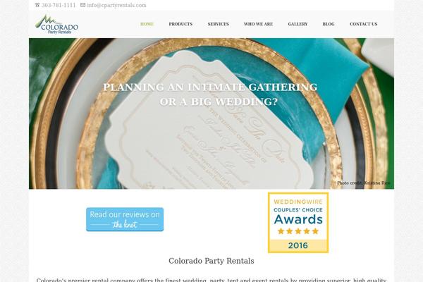 WordPress website example screenshot