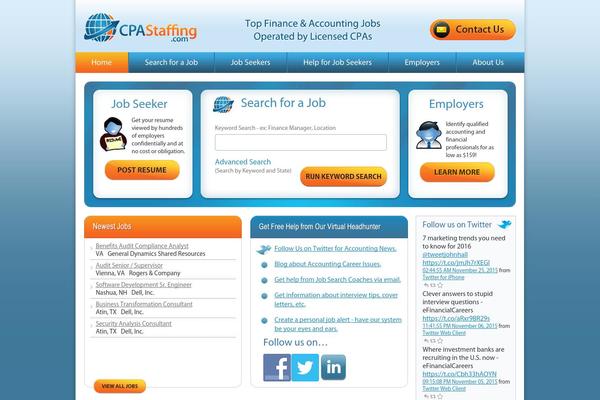 cpastaffing.com site used Jobboard