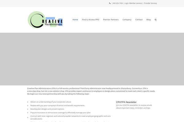 WordPress website example screenshot
